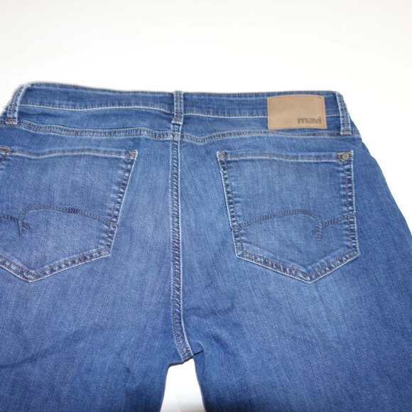 Mavi Men's Zach Straight Leg Jeans Size 36 x 28.5 Blue Mid Rise Denim 5 Pocket - Picture 7 of 8